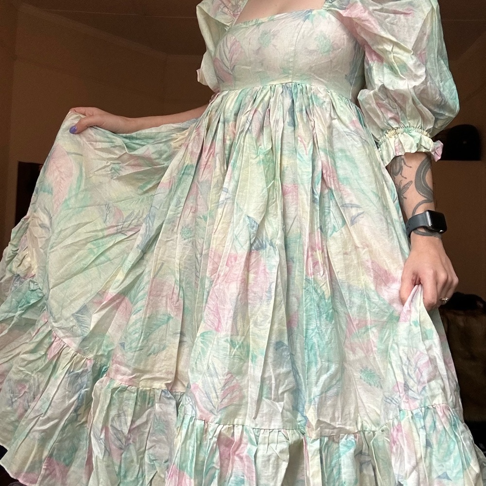 Selkie French Puff Dress